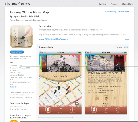 Penang Offline Mural Map on the App Store on iTunes